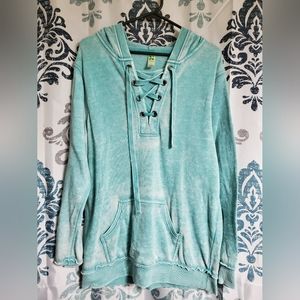 Green Tee Hoodie